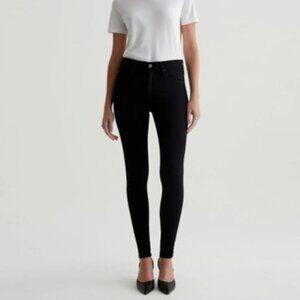 AG Farrah High-Rise Skinny Black Jeans Size 26